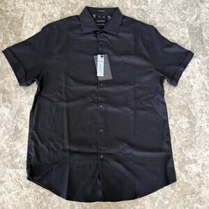 Cactus Man Black Button Down Shirt Medium